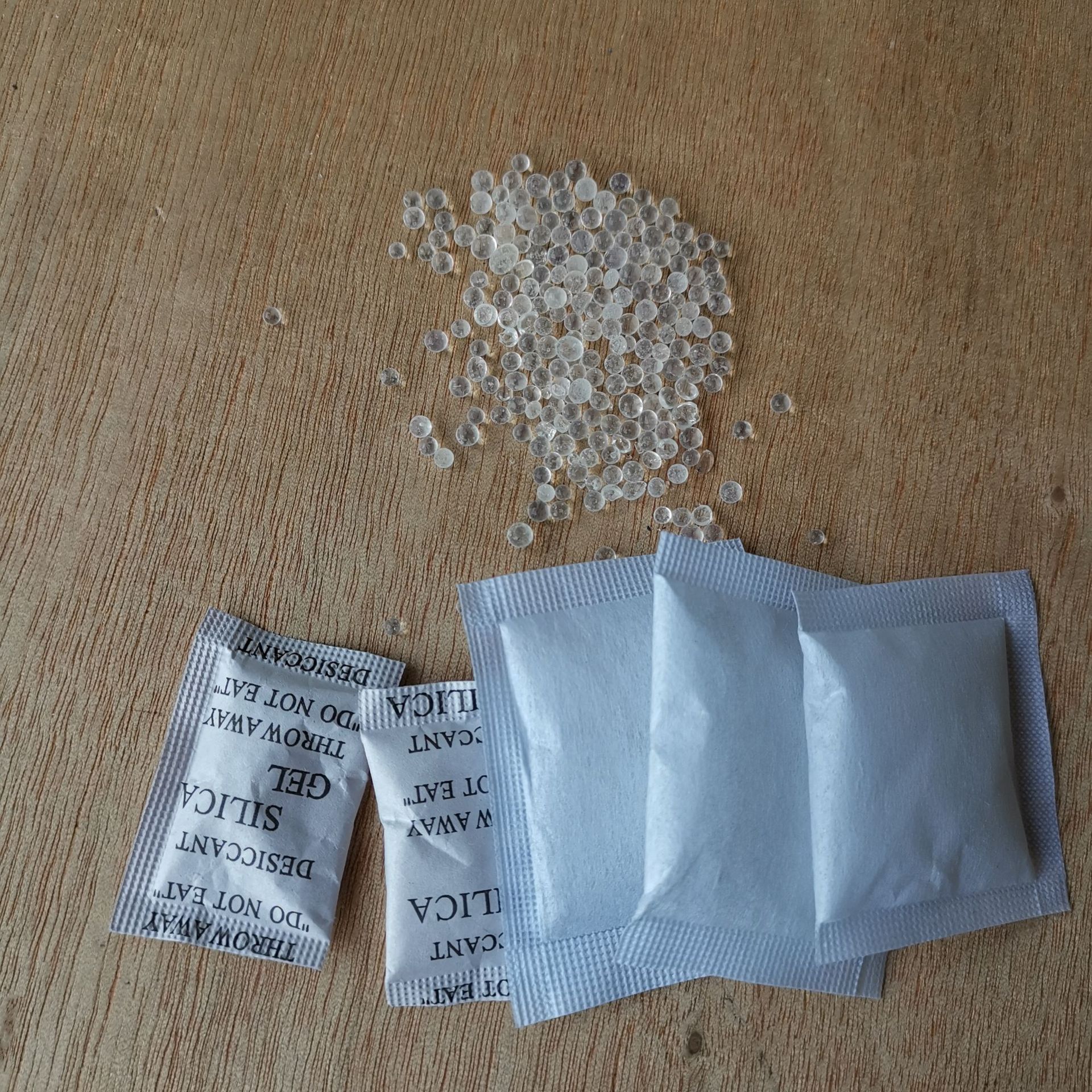 干燥剂防潮珠颗粒透明硅胶多种克重印刷logo