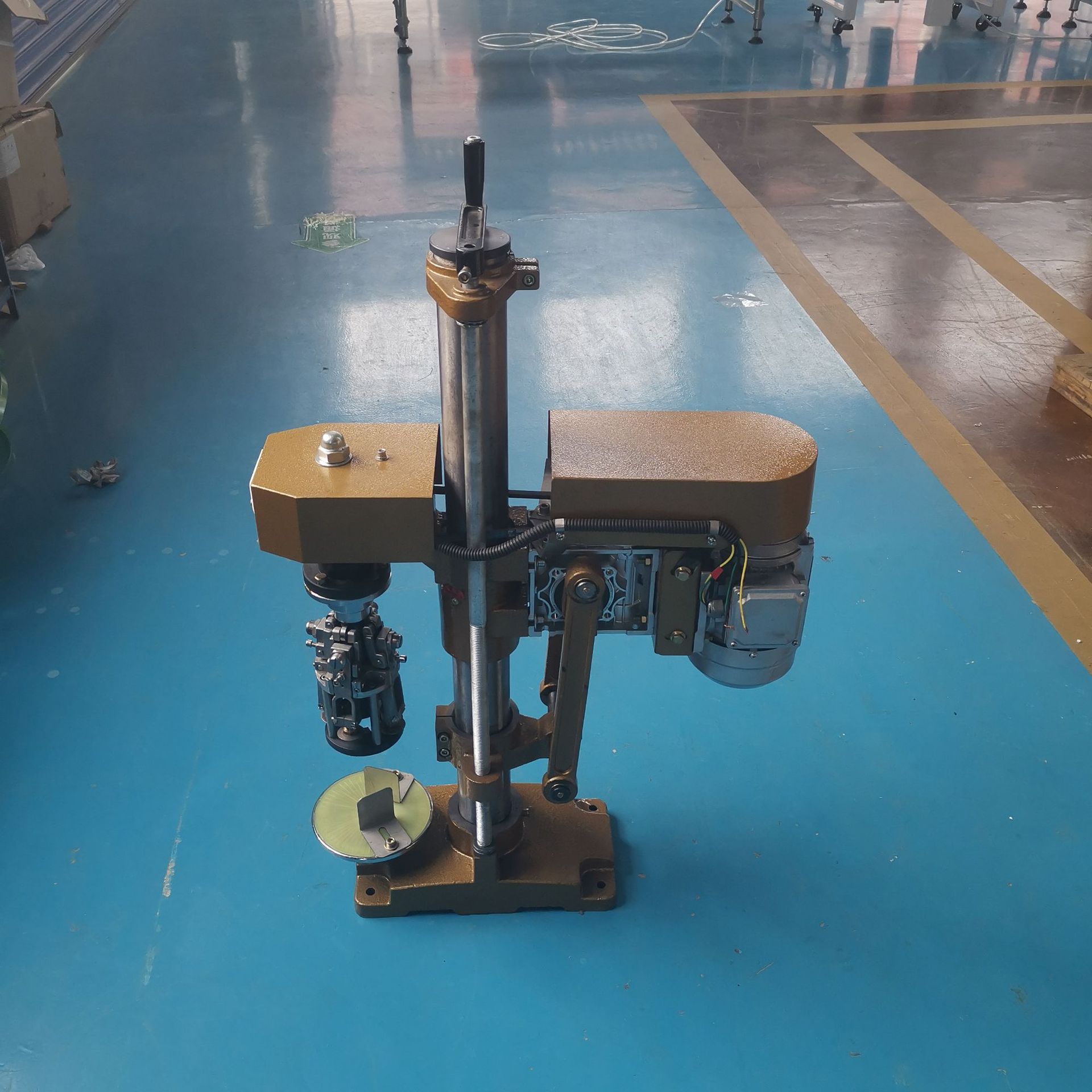 【九华】单头碾盖机 白酒碾盖机 葡萄酒热缩帽全自动碾盖 封口机