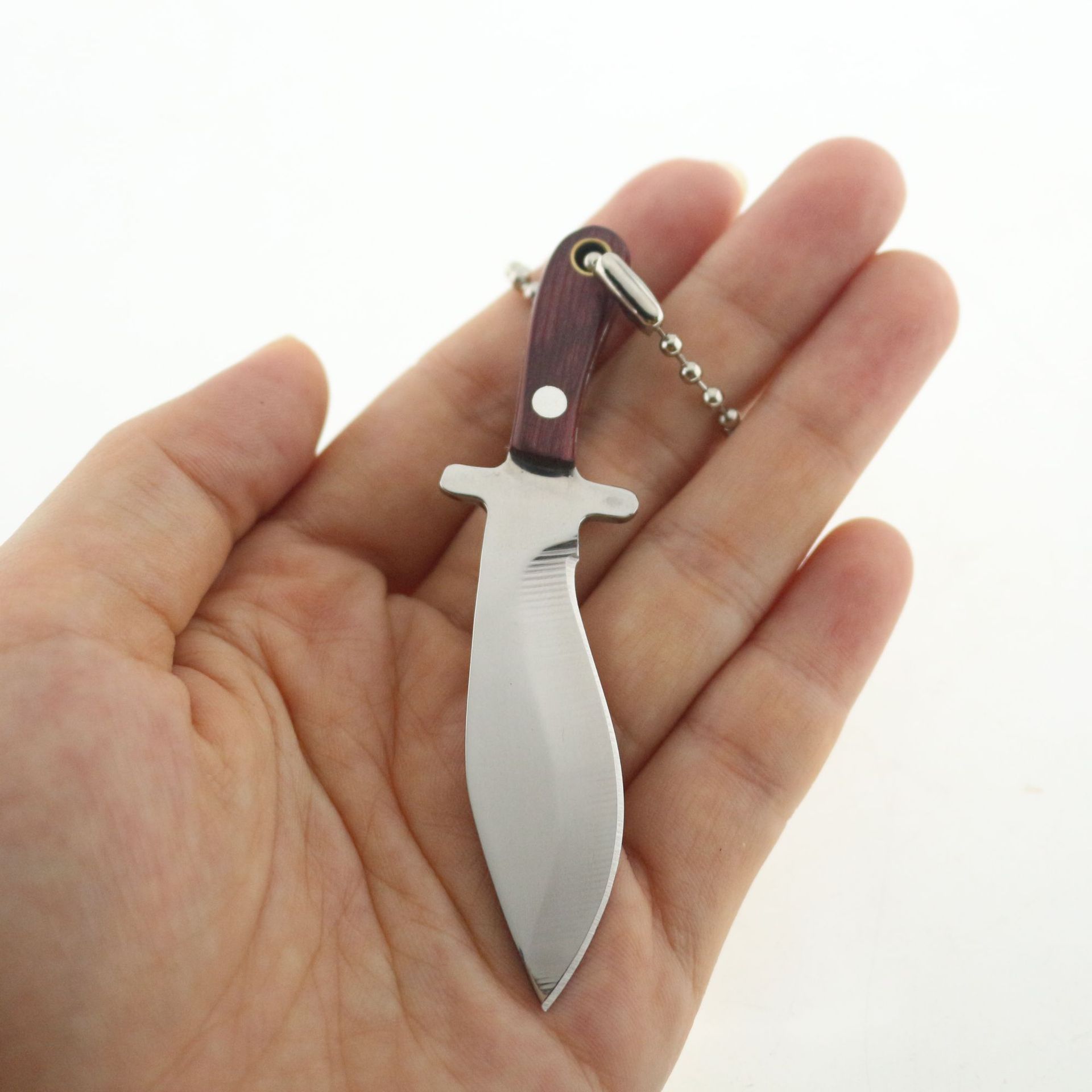 现货批发edc超迷你袖珍非折叠开刃小菜刀剔骨刀 随身快递开箱小刀