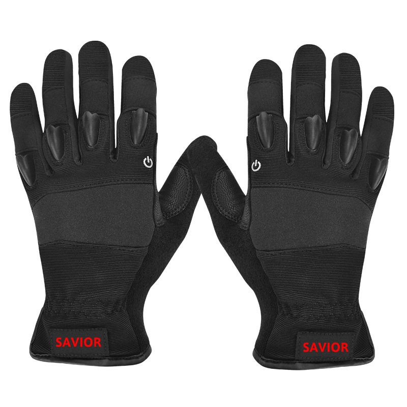 自行车全指手套 运动照明骑行手套 户外带灯发光手套led gloves