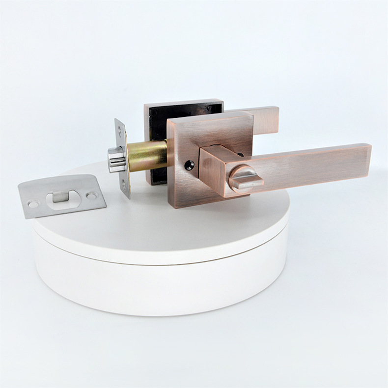 三杆式重型执手锁具 室内卧室房门锁 室内门锁机械门锁定制