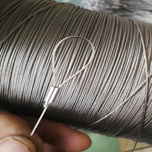 厂家直销304不锈钢钢丝绳  镀锌钢丝绳 彩色包胶钢丝绳 价格优惠