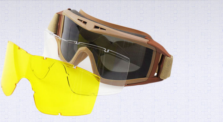 沙漠蝗虫战术风镜军迷cs骑车眼镜户外防风防摔护目镜防雾防弹装备