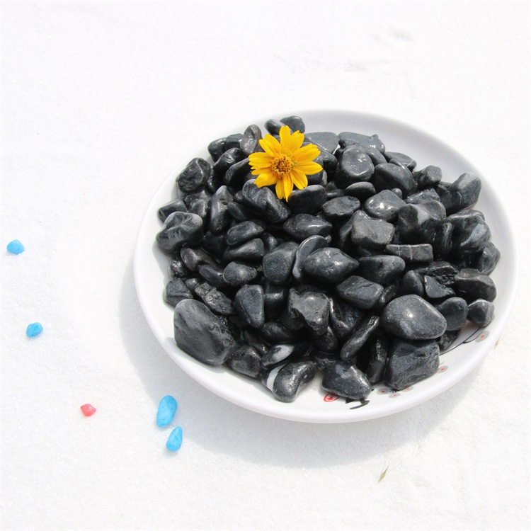 佛山鹅卵石厂直销 园林工程水洗地面灰色鹅卵石 怀旧灰白色鹅卵石