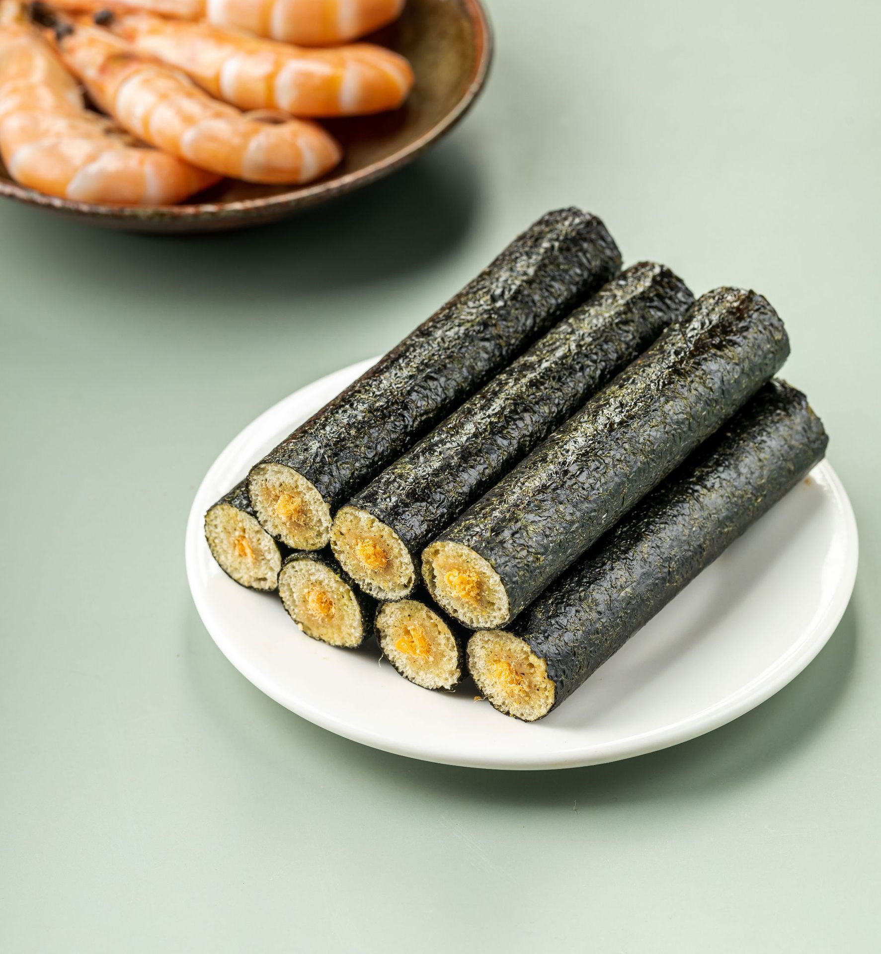 汪汪队肉松虾肉鳕鱼海苔卷儿童孕妇零食海苔肉松卷夹心脆80g