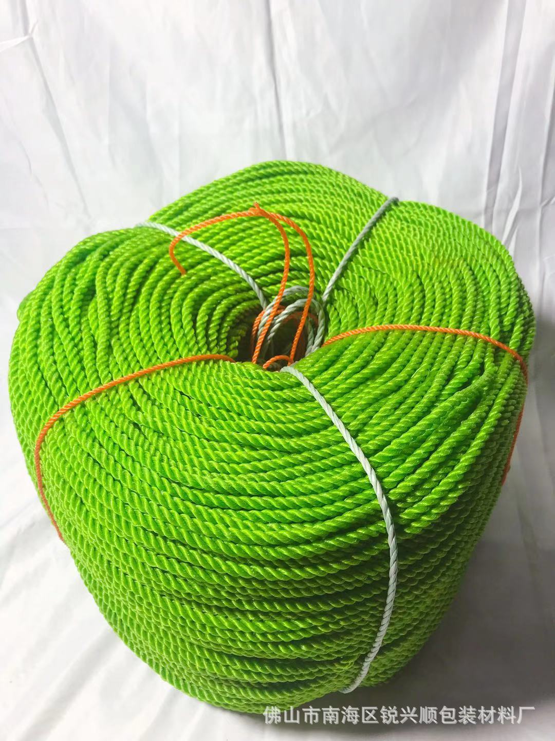 新料pp塑料绿色胶丝绳尼龙绳捆绑绳包装绳塑料绳4mm-20mm规格齐全