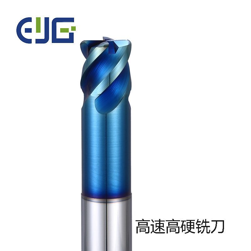 牛鼻数控刀具高速机专用钨钢铣刀批发高硬数控铣刀四刃圆鼻铣刀