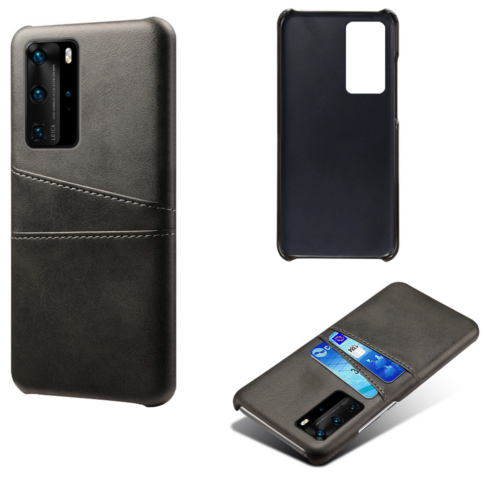 适用华为p40pro手机壳hua wei p40pro手机皮套双插卡防摔保护套