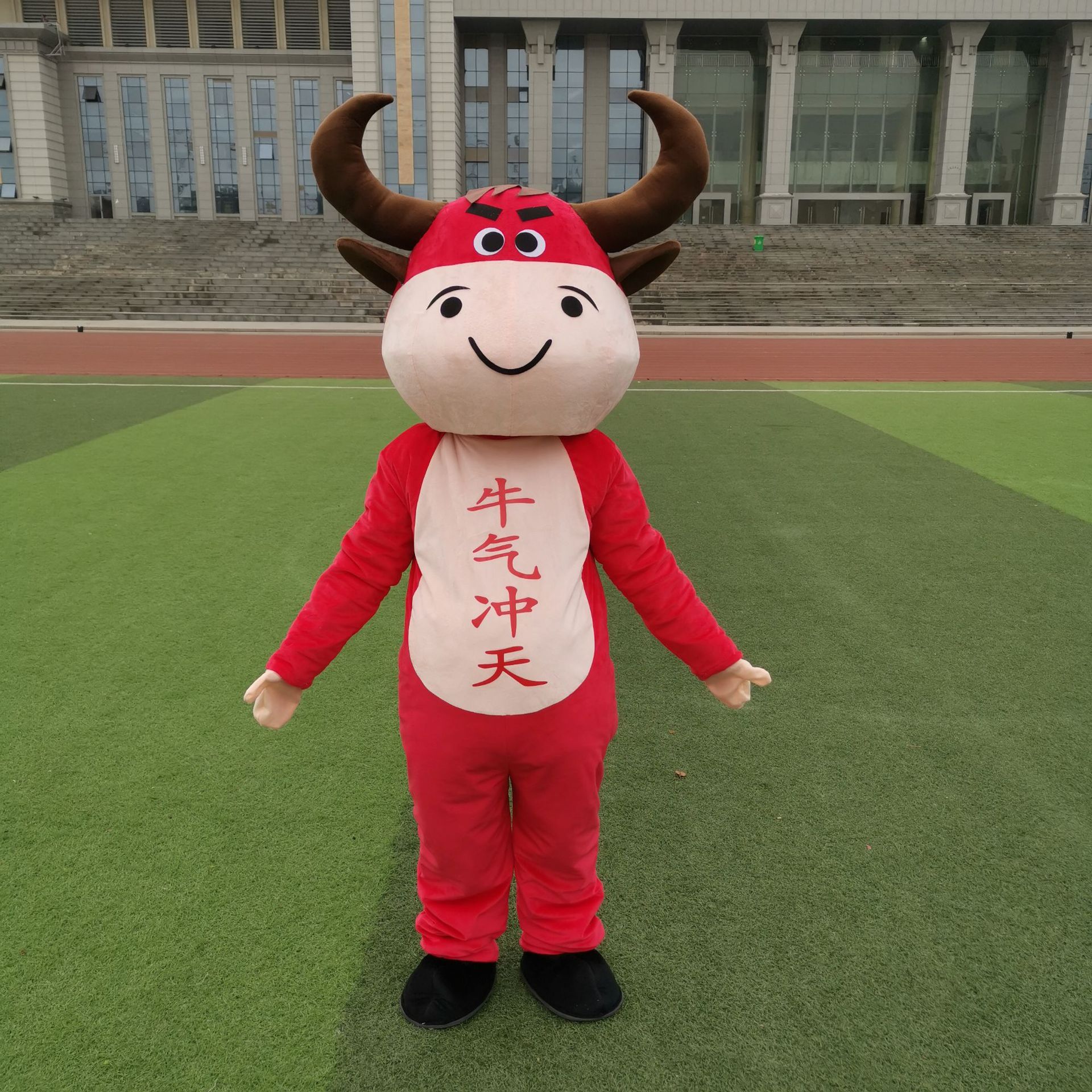 牛年财神爷卡通人偶服福禄寿喜财神行走道具牛年吉祥物年会演出服