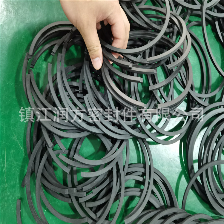 厂家生产特氟龙密封圈非标聚四氟乙烯活塞环导向支撑环
