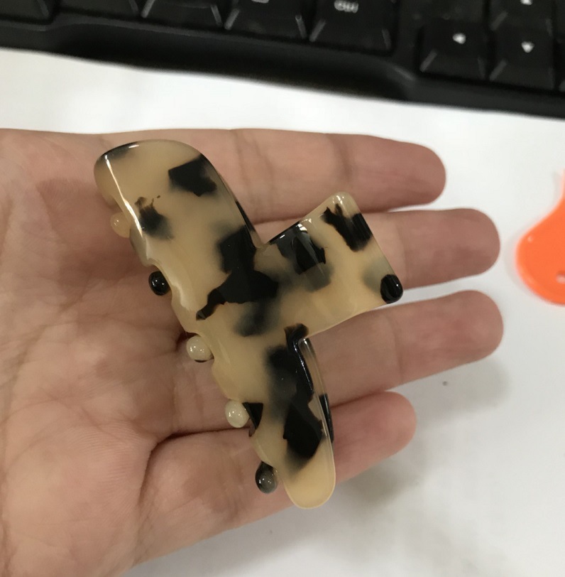 小号玳瑁色抓夹韩国优雅气质后脑勺头发夹子发抓碎发发夹女弹簧夹