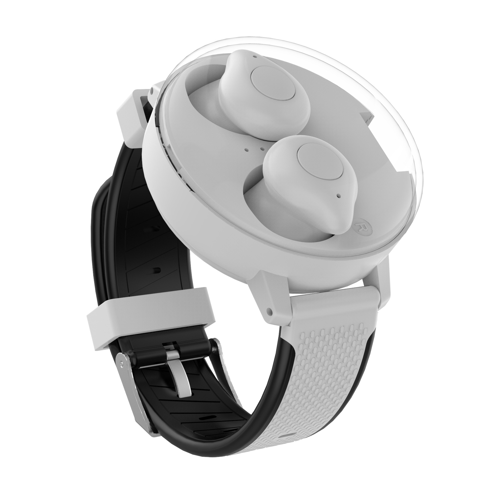 跨境爆款zw-t13真无线立体声蓝牙耳机双耳分离式运动手表带式耳机