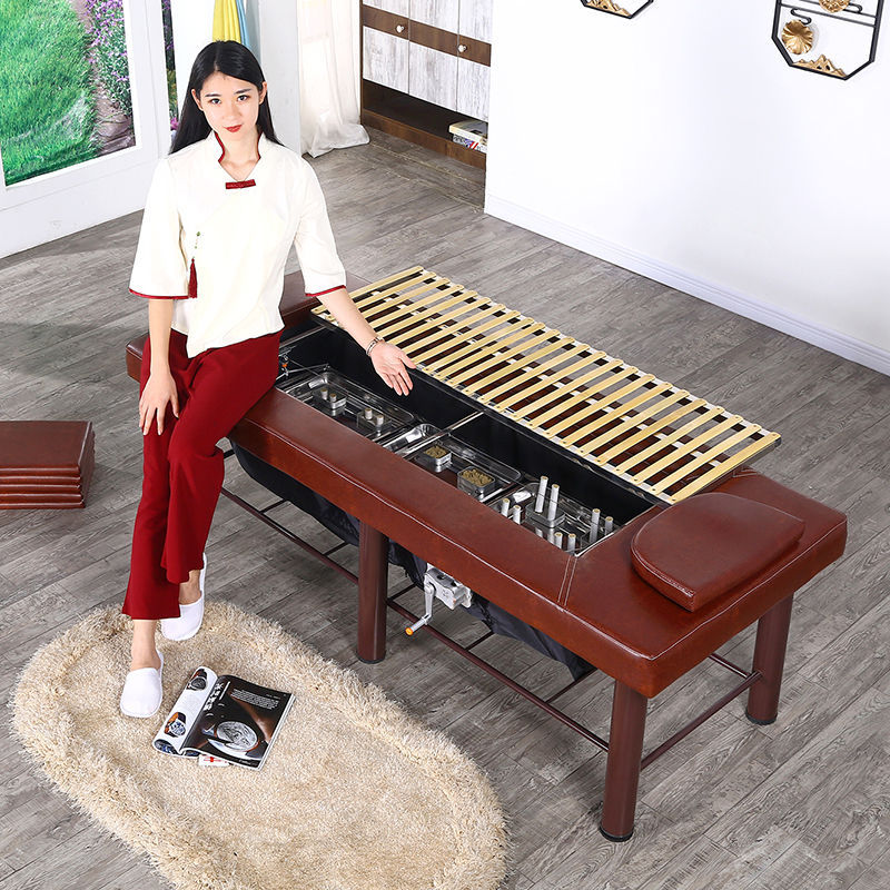 艾灸床家用熏蒸床身理疗床汗蒸院多功按摩升降排烟艾灸床