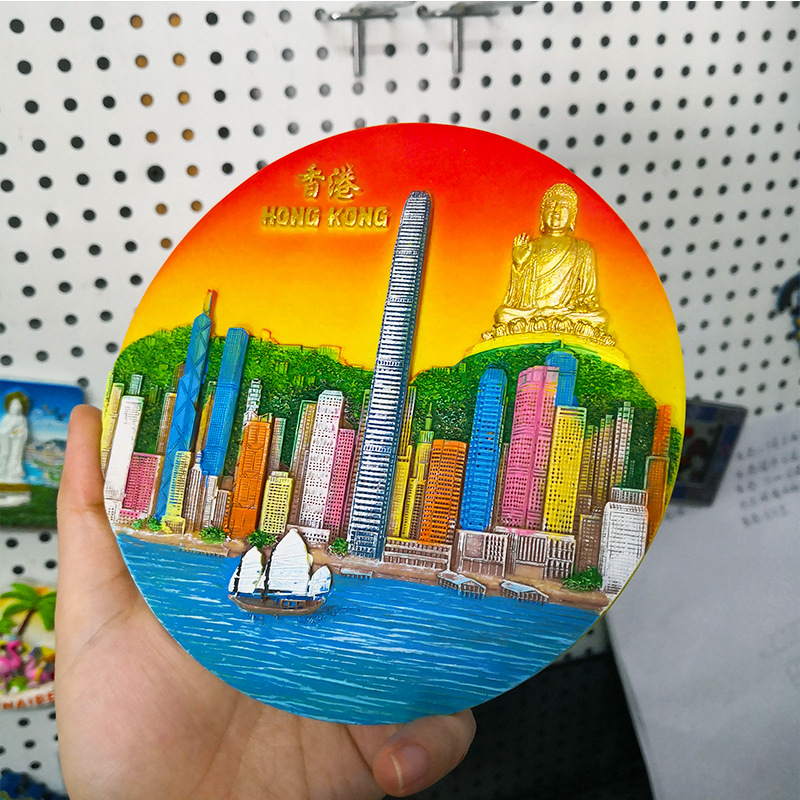香港特色旅游纪念品桌面摆件客厅装饰品创意伴手礼品礼物来图定做