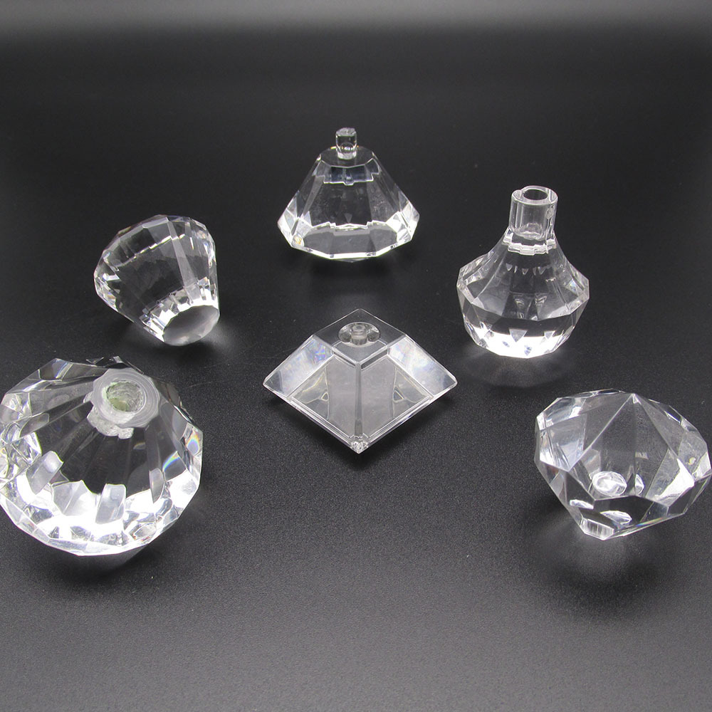 注塑透明亚克力水晶工艺品家居抽屉拉手衣橱把水晶香水瓶灯饰吊坠