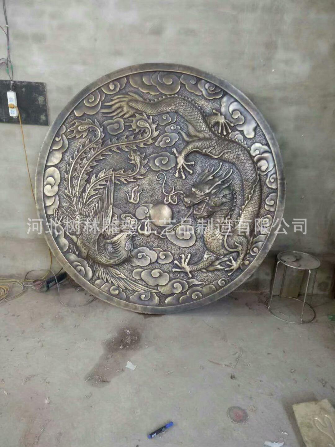 仿古铜雕 地面浮雕铜钱币铸铜浮雕钱币河北铸铜厂家