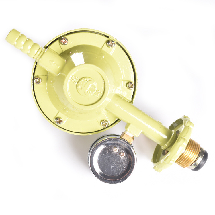 璐美f26调压器 安全报警阀门家用煤气减压阀 防爆带表钢瓶煤气阀