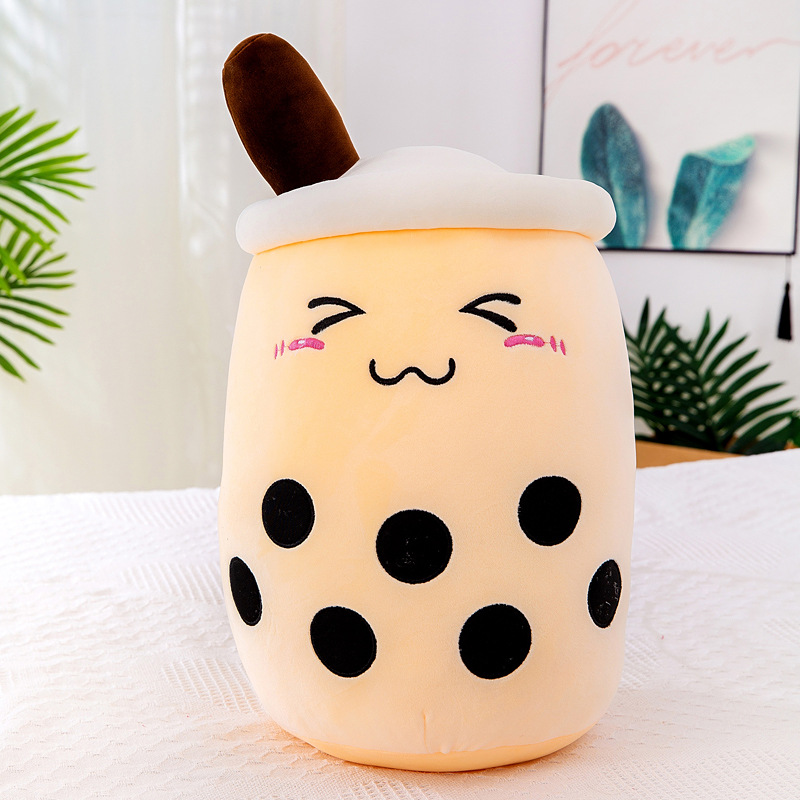 Emulational Fruit Milky Tea Cup Pillow Plush Toy Large Size Bubble Tea Doll Ragdoll Gift Cross-Border Foreign Trade