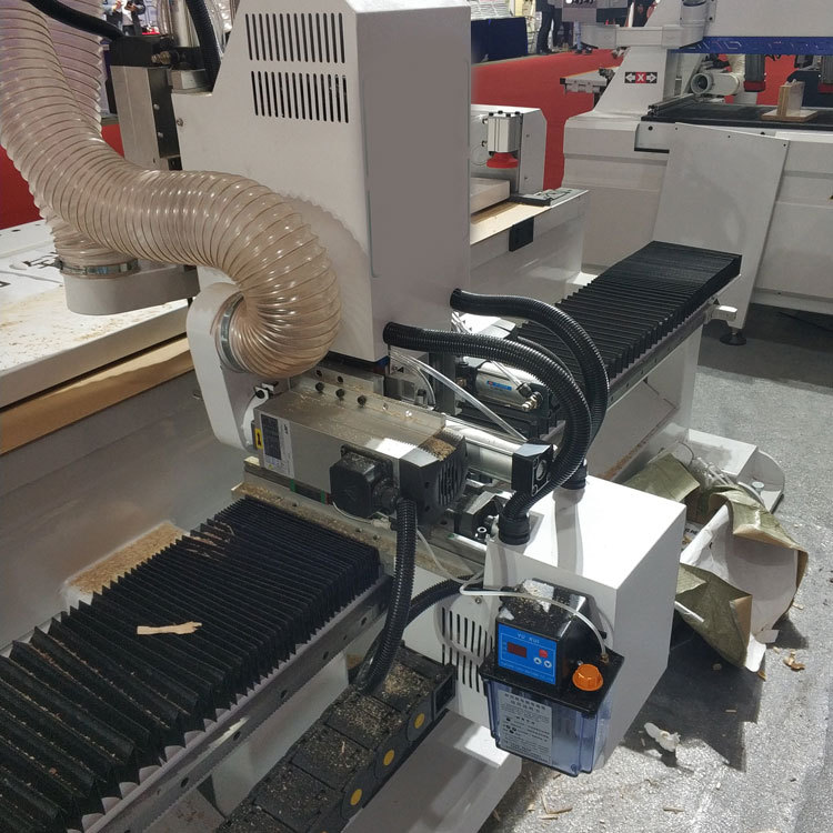 红丹木工机械木门锁孔机开孔机木工开锁孔器智能门锁孔机