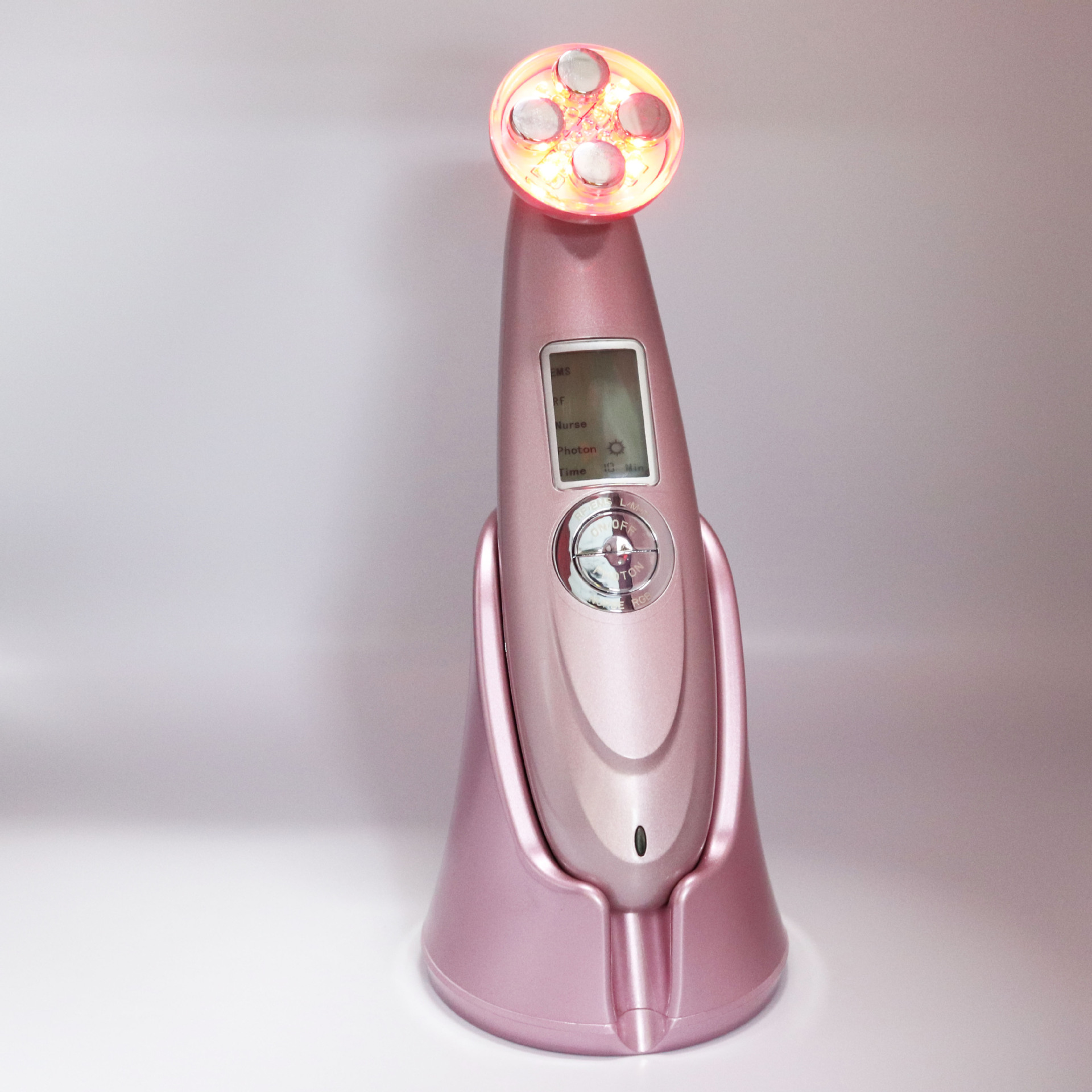 新款电穿孔美容仪无针美塑ems射频除皱美白嫩肤美容仪黑头导出仪