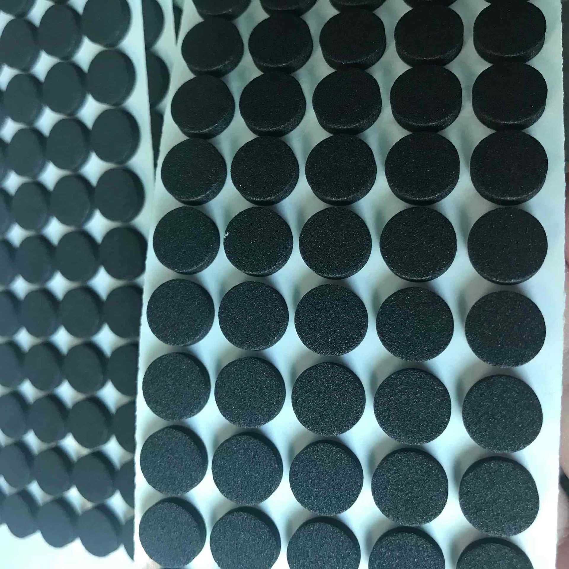 eva自粘黑色 内外圆泡棉背胶 eva圆形脚垫