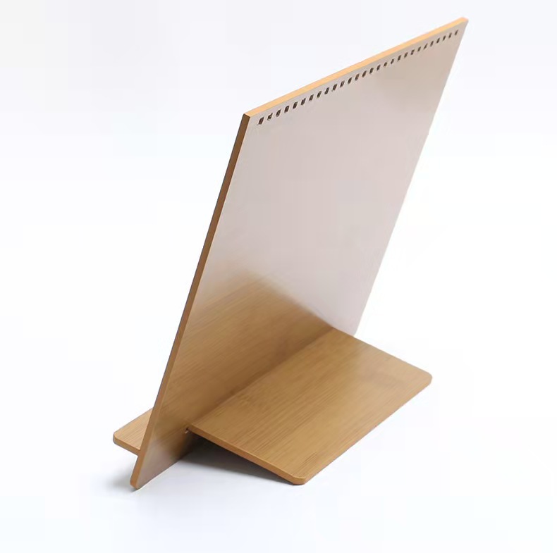 厂家直销创意台历架子底座桌面办公摆件 木制台历架 台历架定制