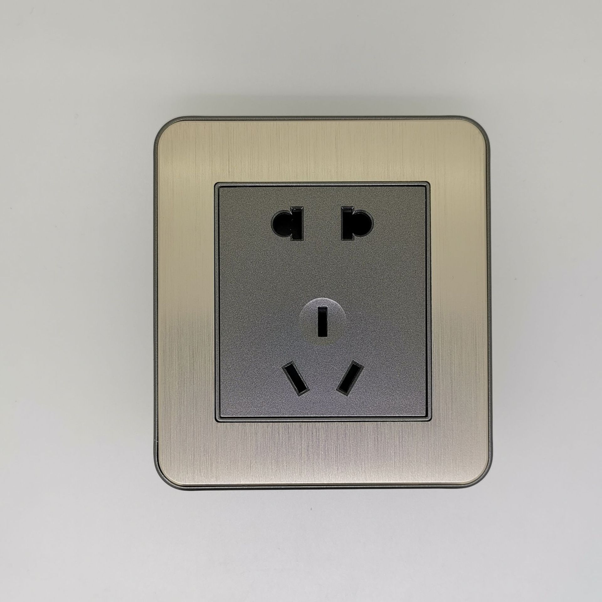 明玥myue五孔双usb墙壁开关插座 可配套zigbee智能开关插座使用-阿里