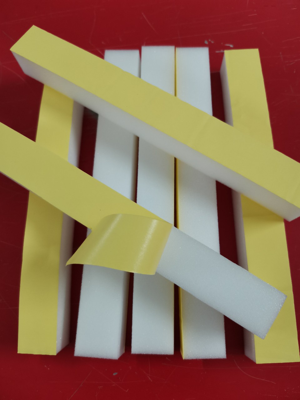 厂家直销现货护罩海绵条防护面罩海绵条口罩海绵聚氨酯聚酯海绵