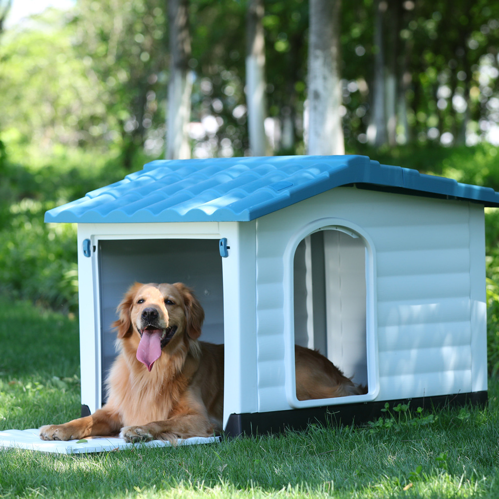 狗房子室外防雨大型犬狗窝四季通用狗舍围栏狗狗室内别墅户外狗屋