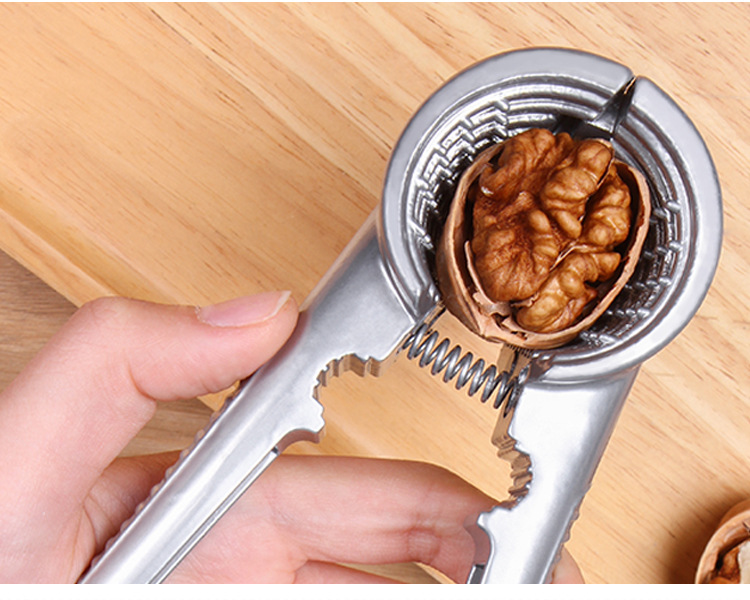 多功能开核桃榛子去壳器漏斗形核桃夹子工具多重齿距开坚果神器