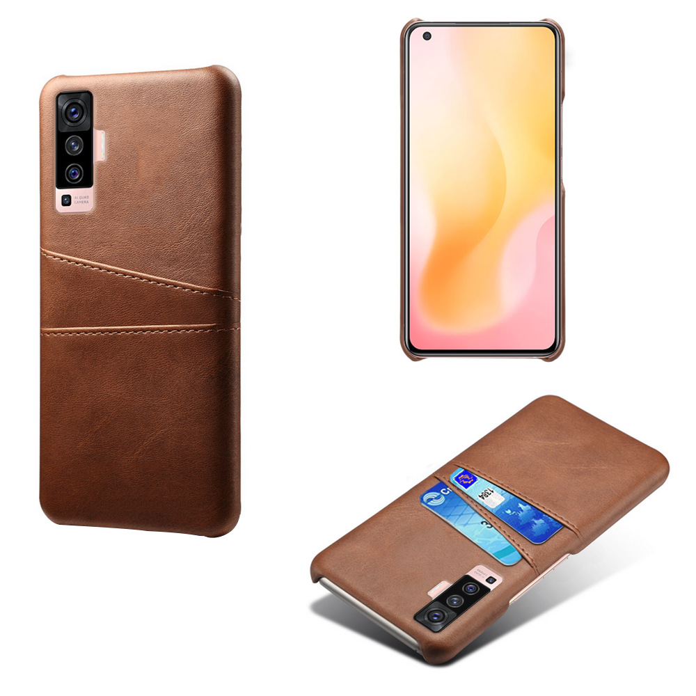 vivo x50手机壳手机套适用 vivo x50小牛纹插卡防摔手机皮套