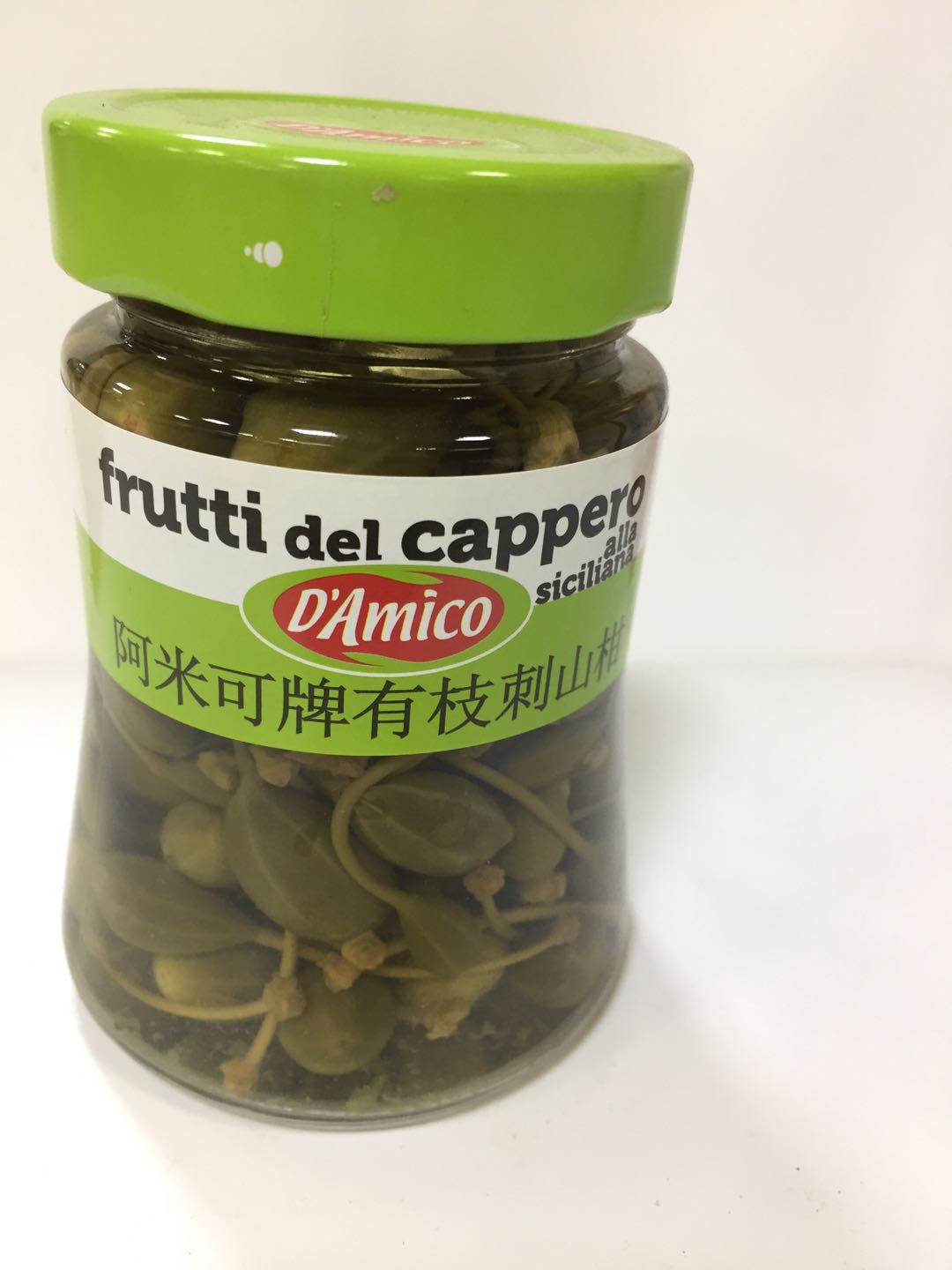 阿米可牌有枝刺山柑290g*8带枝水瓜柳西餐调料腌制水瓜柳海鲜沙拉