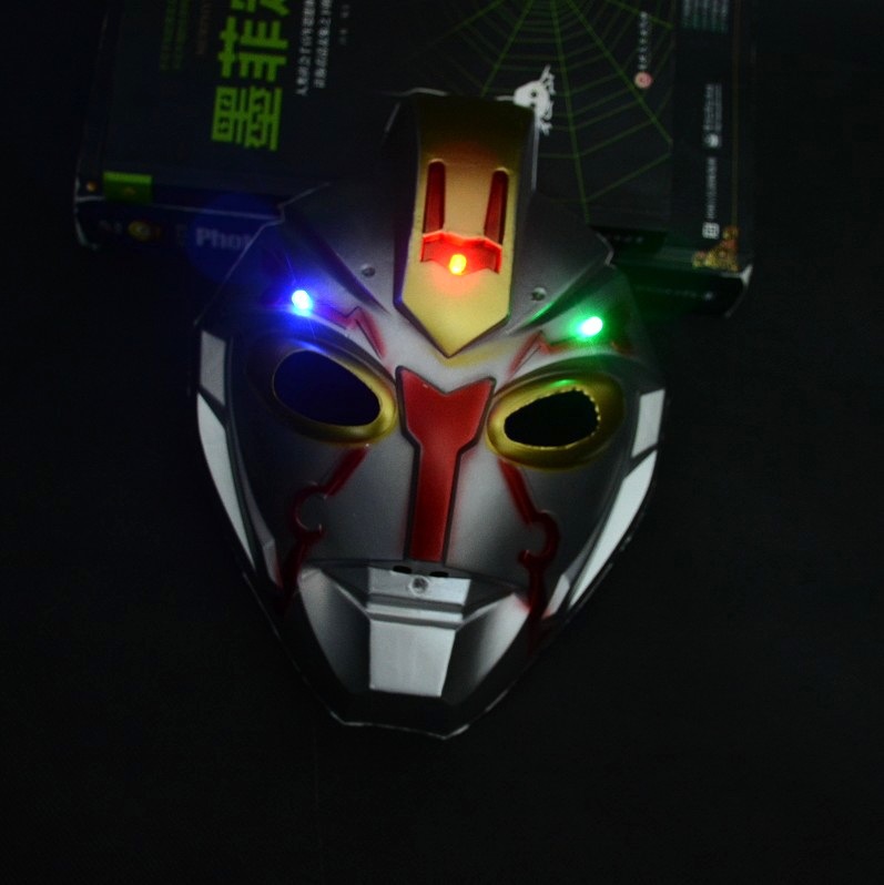 卡通动漫面具 儿童cosplay舞台表演道具 奥特曼 捷德银河发光面具