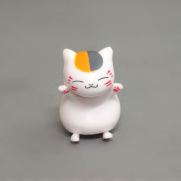 6款 夏目友人帐 猫咪老师 手办公仔人偶模型桌摆件
