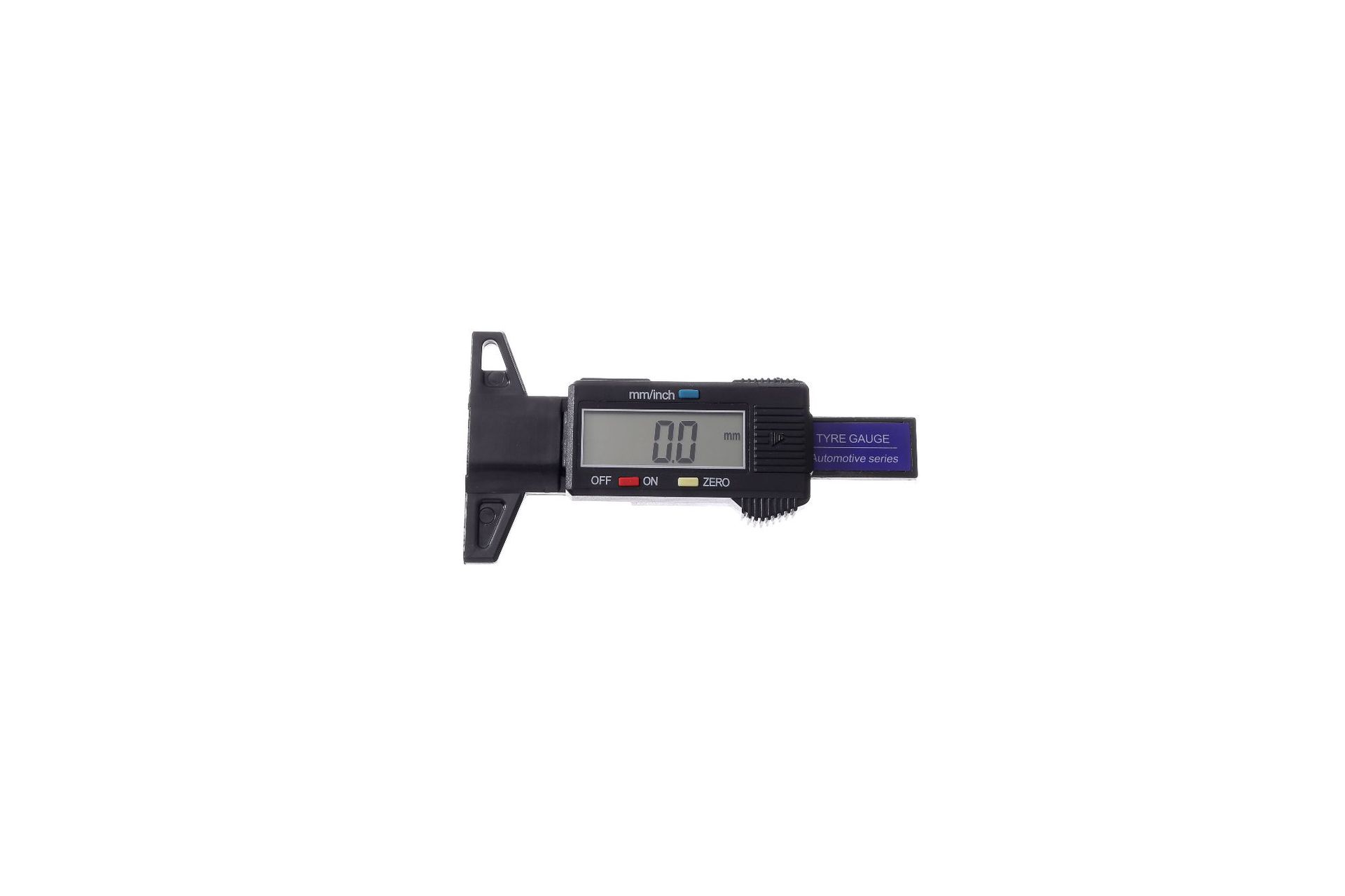 塑料款电子数显轮胎花纹深度尺计0-25mm胎纹游标卡尺检查保养工具