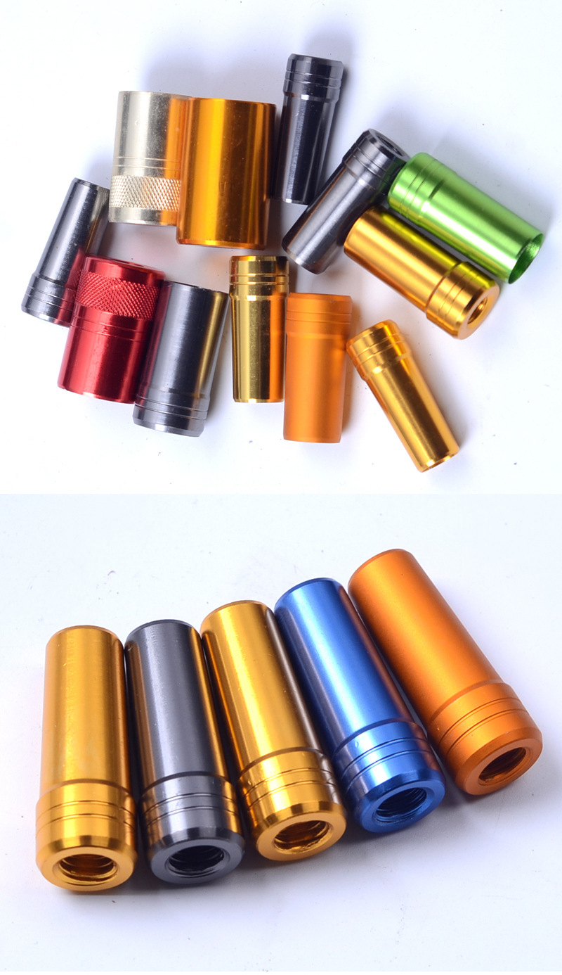 $抄网接头配件连接器鱼竿diy改装抄网头螺网螺丝8mm鱼具防旋转通