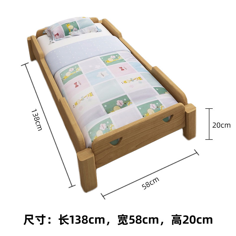 实木简约叠叠床 儿童单人宿舍用床 幼儿园午睡实木床可来样定做