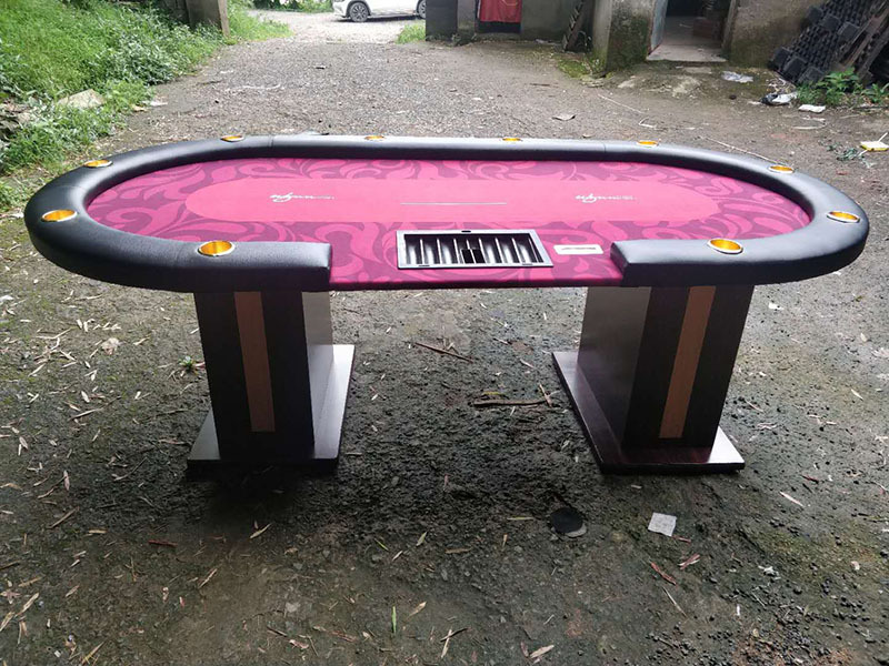 德州扑克桌箱形腿带方形桌盖双用桌办公会议桌或餐桌