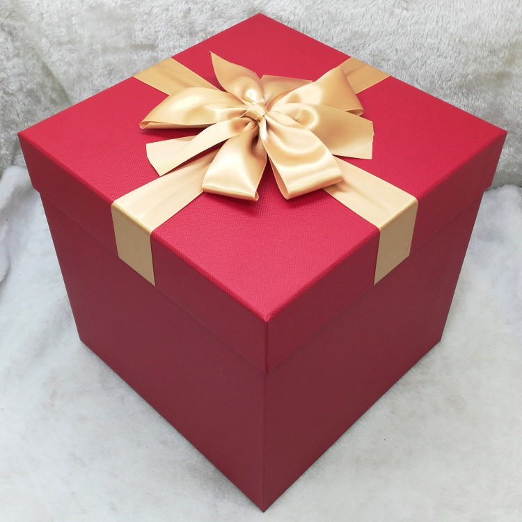 超大号红色礼盒婚纱礼服包装盒高档生日礼物惊喜箱子花盒礼品盒定