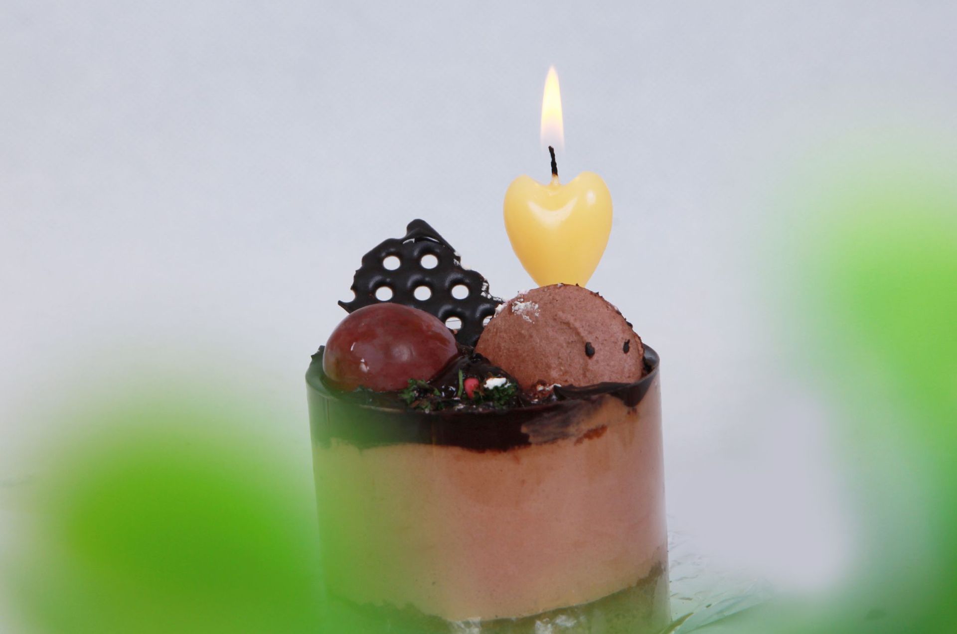 韩国ins生日蜡烛装饰情人节创意浪漫心形小蛋糕love蜡烛多彩新款