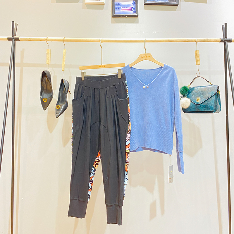 万之冠2020秋冬新款中高端品牌折扣女装一手货源抖音直播货源批发