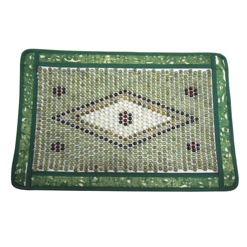 厂家直供天然玉石夏凉圆珠玉石枕垫枕巾玉枕