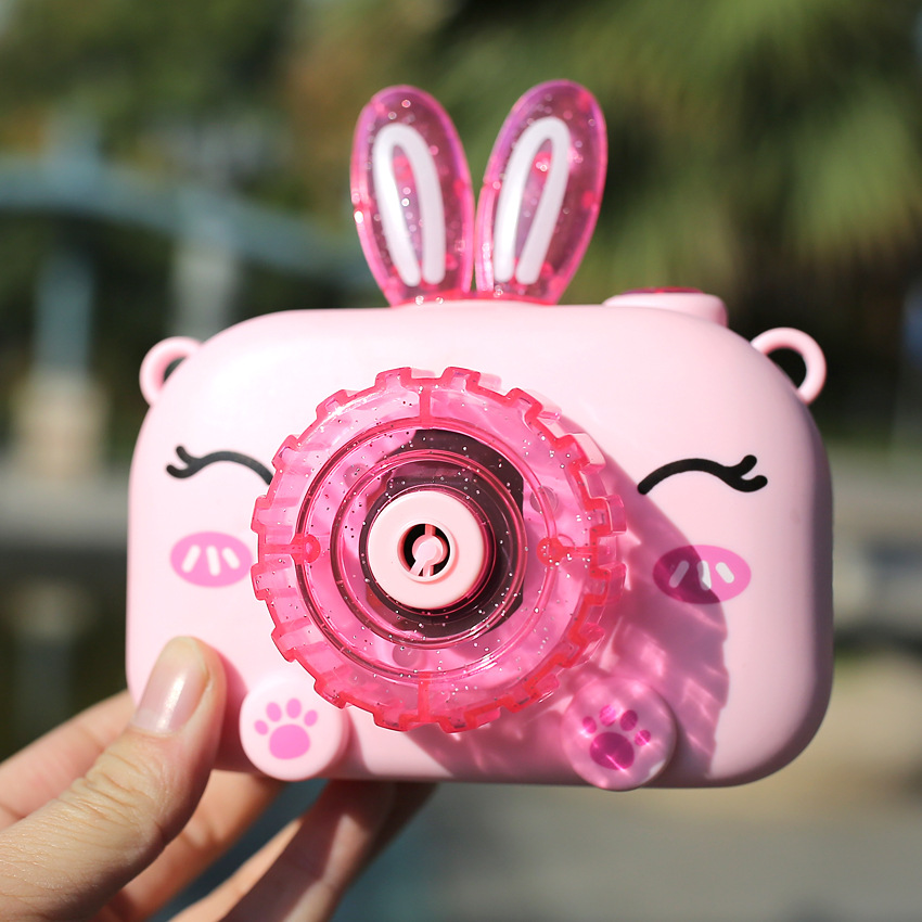 地摊货源网红泡泡机抖音同款玩具全自动泡泡枪音乐泡泡相机