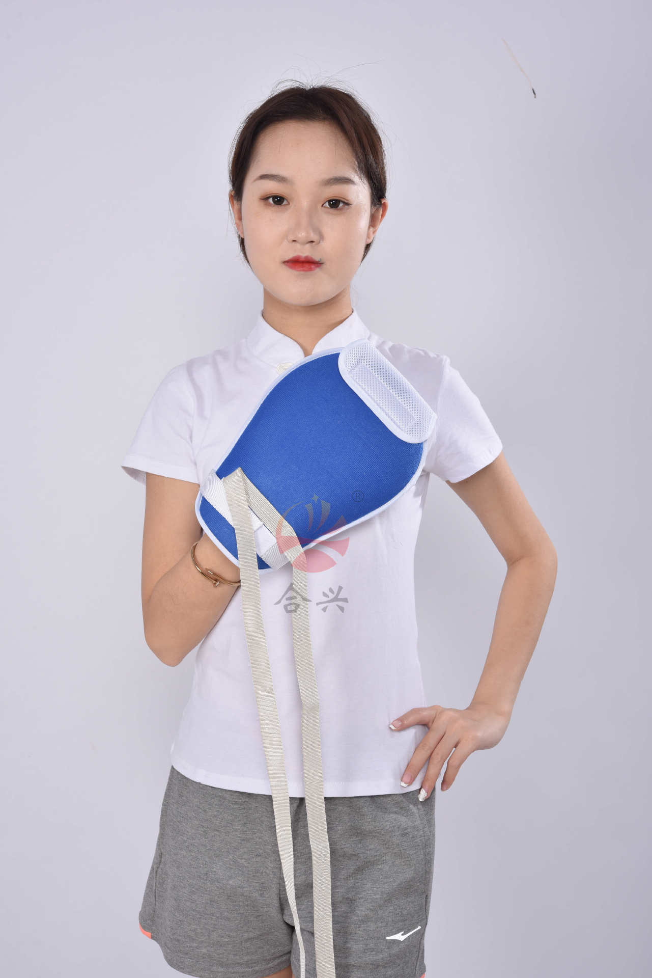 开口约束手套 防抓手套 捆绑限制手肢体活动 病床约束带 固定手套