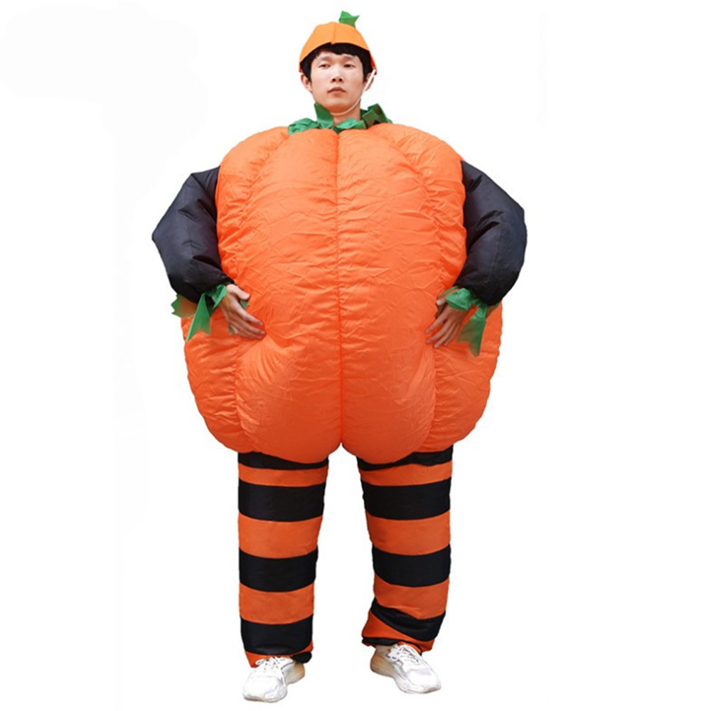 新南瓜充气服年会狂欢节派对膨胀服成人角色扮演聚会用品拍照道具