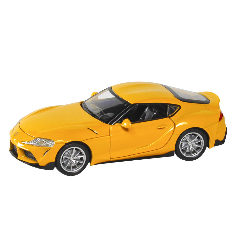 丰田牛魔王supar仿真合金小汽车儿童玩具男孩声光车模型摆件批发