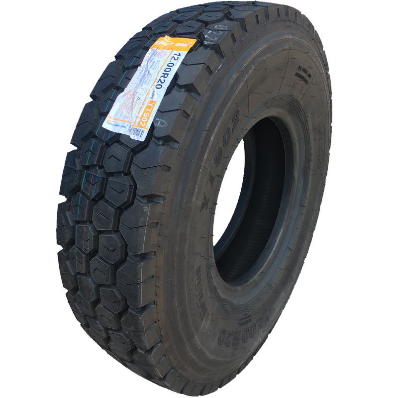 汽车轮胎1200r20固德威奔纳斯1100r20足球矿山载重全钢丝轮胎