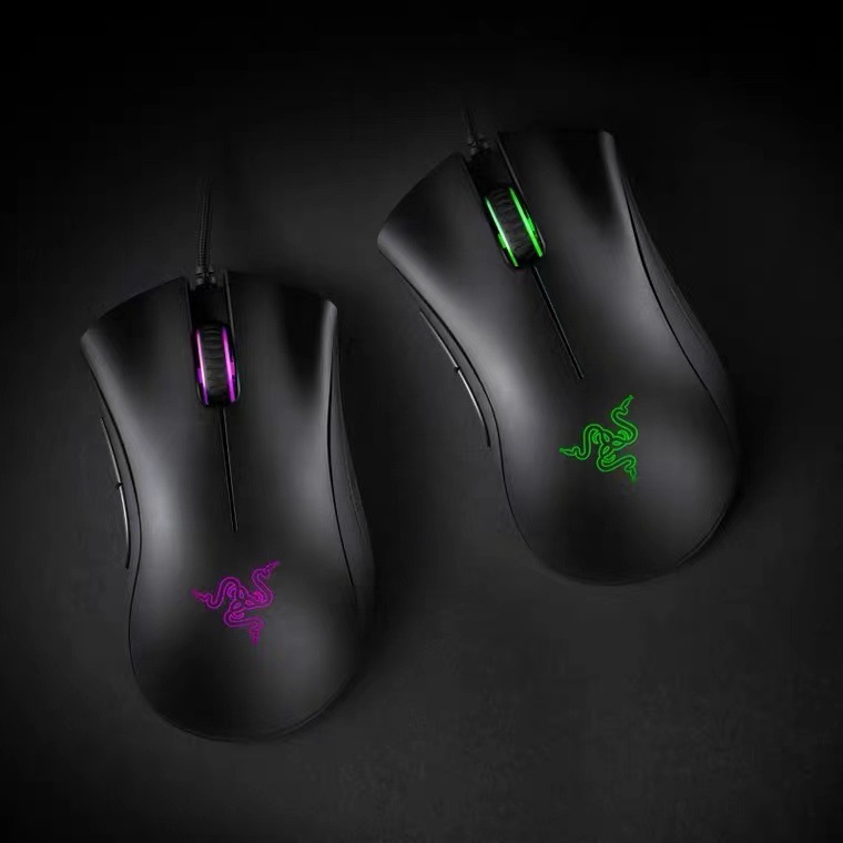 雷蛇razer 炼狱蝰蛇标准版6400dpi 有线电竞游戏鼠标 吃鸡 适用