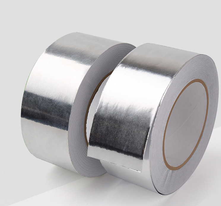 高温铝箔胶带铝箔屏蔽加厚胶带抗干扰导电银色铝箔胶带单导铝箔