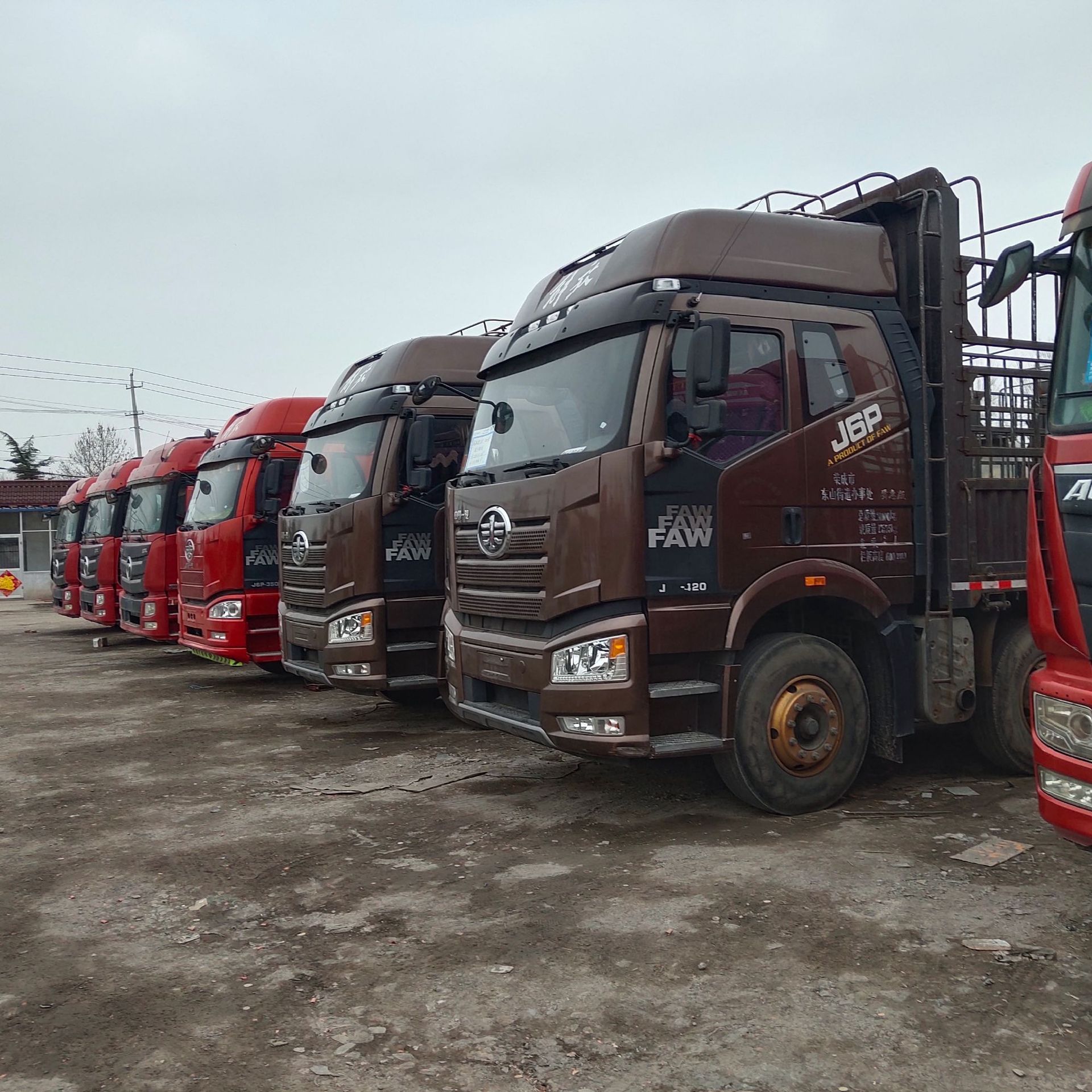 运城 二手9.6米高栏大货车 九米六平板车 车况原版 支持按揭